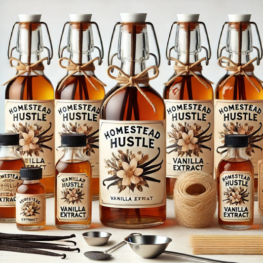 Homestead Hustle Pure Vanilla Extract - DIY