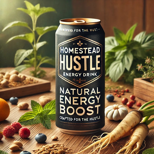 Homestead Hustle Natural Energy Drink